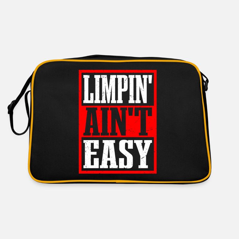 Limpin' Ain’t Easy 21 - Sac Retro - noir/or