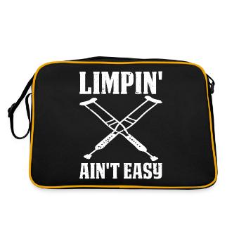 Limpin' Ain't Easy 20 - Retro Bag - black/gold - Back
