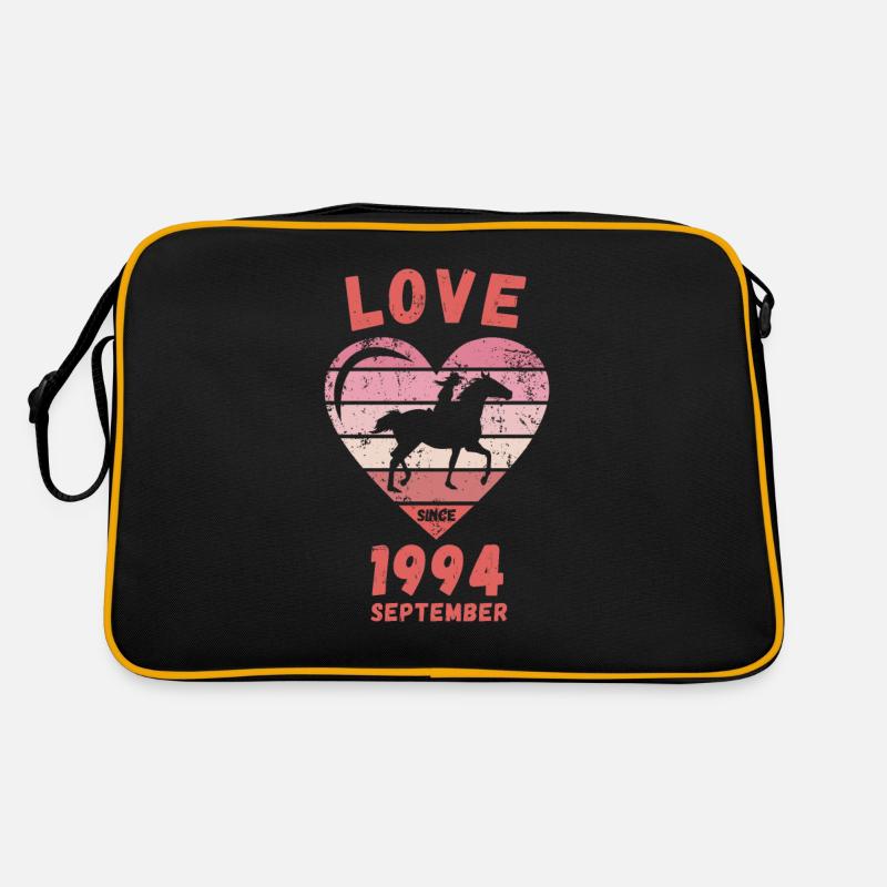 Anniversaire de l’Amour de l’équitation Septembre 1994 Sac Retro