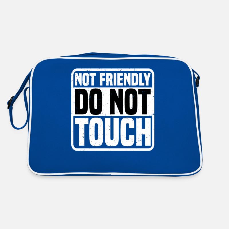Not Friendly, Do Not Touch 6 Retro Tasche