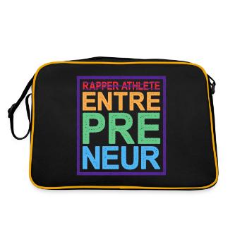 Rapper Athlete Entrepreneur 21 - Retro Bag - black/gold - Back