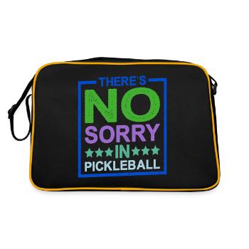 Il n’y a pas de désolé dans Pickleball 13 - Sac Retro - noir/or - Dos