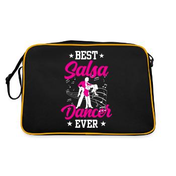 Meilleur danseur de salsa Danseur de danse - Sac Retro - noir/or - Dos