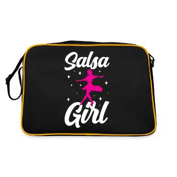 Salsa Girls Danse Danse Danseur Hobby - Sac Retro - noir/or - Dos