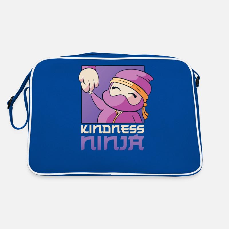 Kindness Ninja Freundlichkeit Geschenk Retro Tasche
