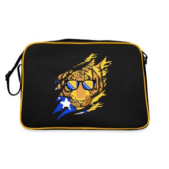 Proud Bosnian Bosniaks Bosnia Herzegovina - Retro Bag - black/gold - Back