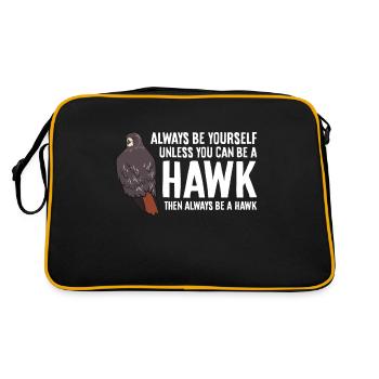 Sei immer du selbst, es sei denn, du kannst ein - Retro Tasche - Schwarz/Gold - Hinten