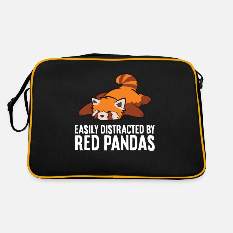 Mignon panda roux endormi au zoo facilement Sac Retro