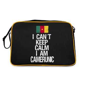 Je n’arrive pas à garder mon calme Je suis camerounais - Sac Retro - noir/or - Dos