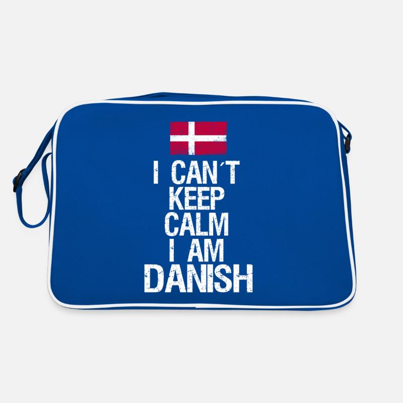 I can not Keep Calm I am Dane Retro Bag