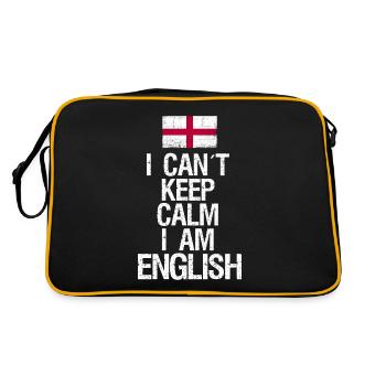 I can not Keep Calm I am Englishman - Retro Bag - black/gold - Back