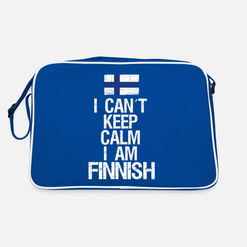 I can not Keep Calm I am Finne Retro Tasche