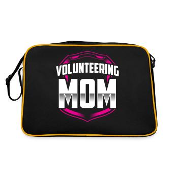 Volunteer mother Voluntary Voluntary profession - Retro Bag - black/gold - Back