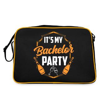 C’est mon enterrement de vie de garçon mariée célibataire - Sac Retro - noir/or - Dos