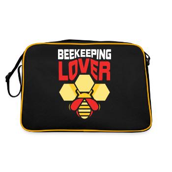 Beekeeping lover Beekeeping Beekeepers Beekeepers - Retro Bag - black/gold - Back