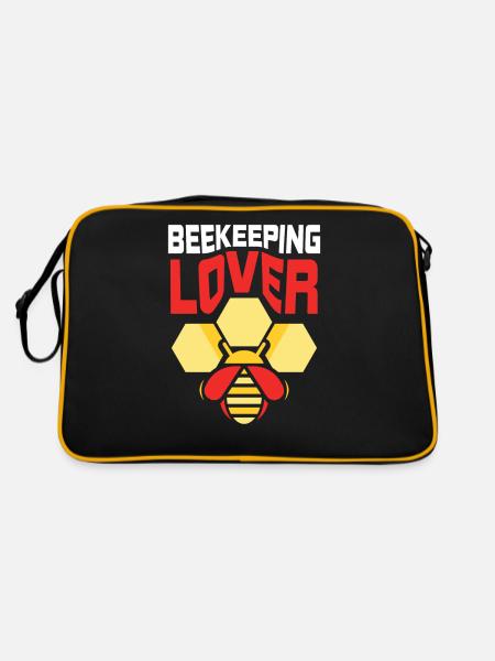 Amoureux de l’apiculture Apiculteurs Apiculteurs - Sac Retro - noir/or - Dos