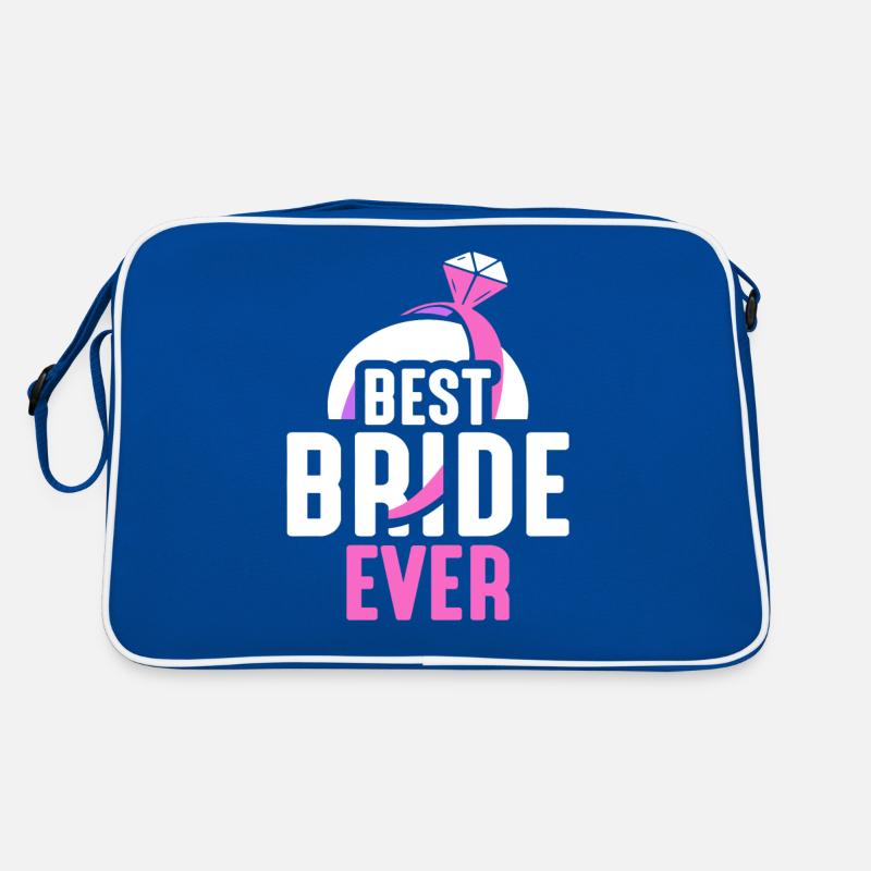 Best Bride Ever Marry Brides Wedding Retro Bag