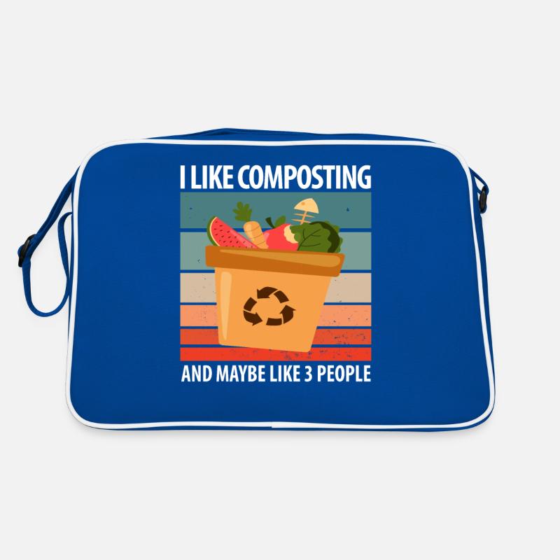 Compost Worms Gift Retro Bag