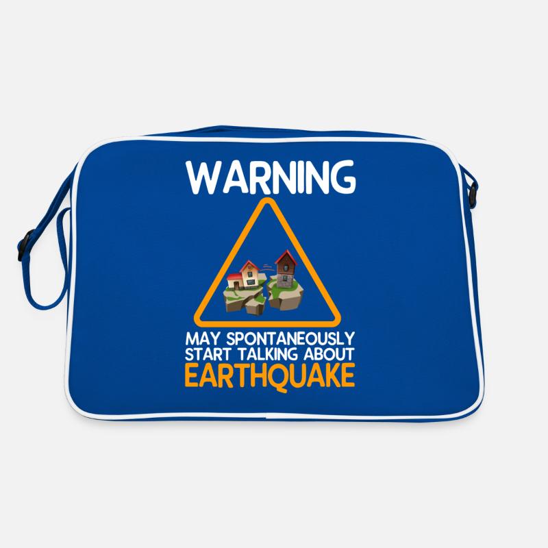 Erdbeben Retro Tasche