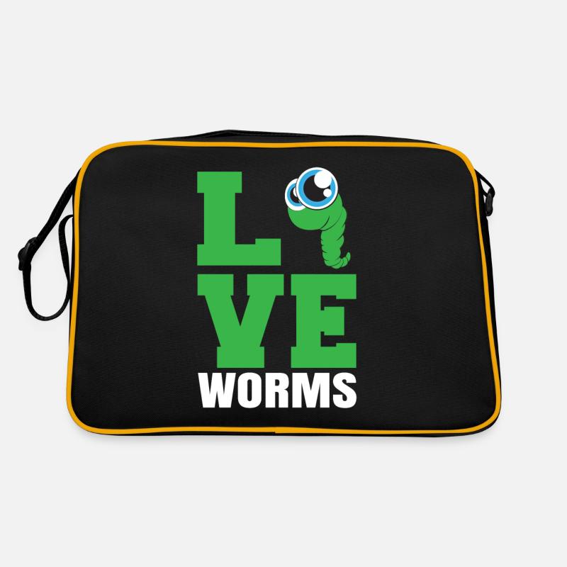 Compost Worms Gift Retro Bag