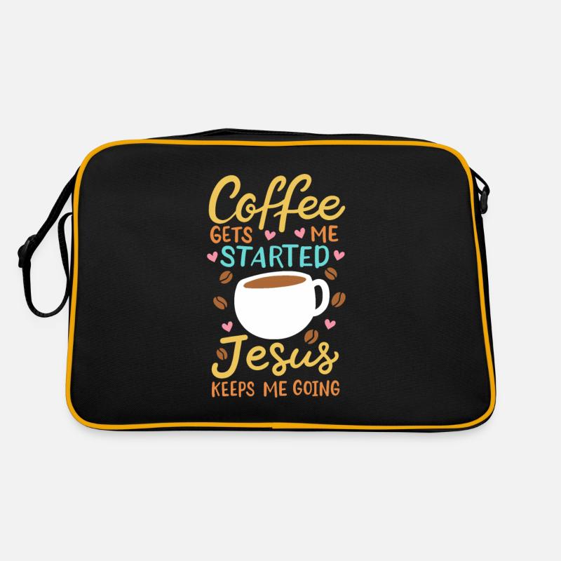 Jesus / Coffee: Bible Verses Retro Bag