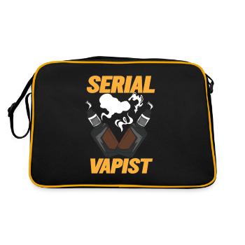 Vaping Serial Vapist E-cigarette - Sac Retro - noir/or - Dos