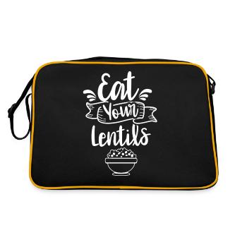 Eat Your Lentils Lentil Soup Eat - Retro Bag - black/gold - Back