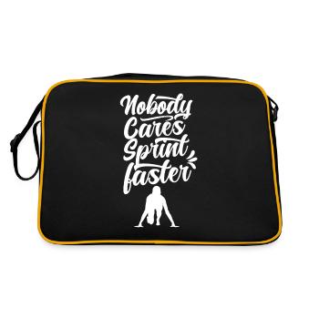 Tout le monde sprinte sprint rapide - Sac Retro - noir/or - Dos