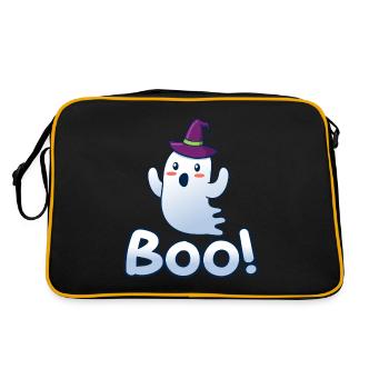 Petit fantôme Witching Hour Halloween Ghost - Sac Retro - noir/or - Dos