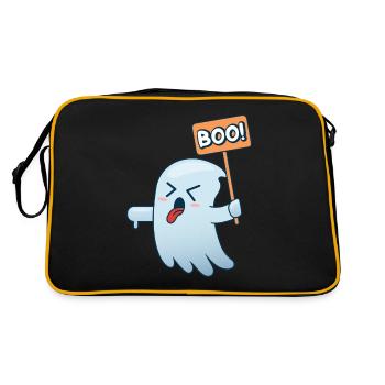 Petit fantôme Witching Hour Halloween Ghost - Sac Retro - noir/or - Dos
