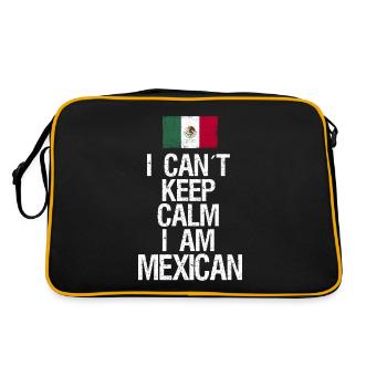 I can not Keep Calm I am Mexican - Retro Bag - black/gold - Back