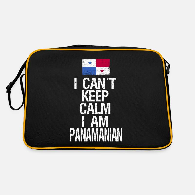 I can not Keep Calm I am Panamese Retro Tasche