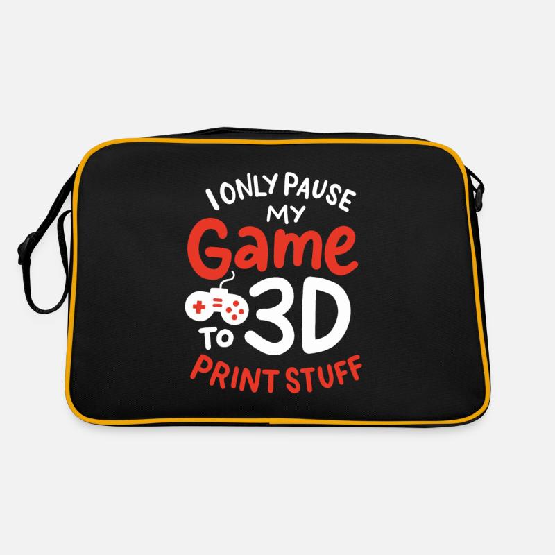 I'm pausing my game to 3D print stuff Retro Bag