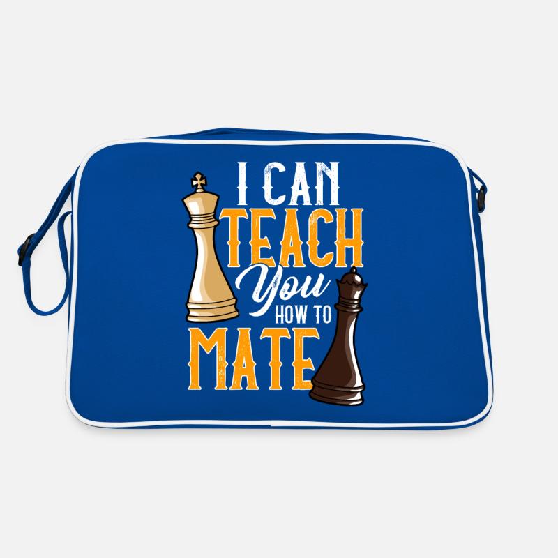 Schachspieler Schach Retro Tasche