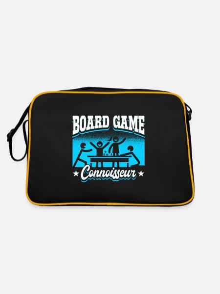 Jeu de société Connaisseur Passionné de jeux de nuit Plateau - Sac Retro - noir/or - Dos