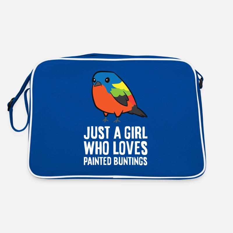 Nur ein Mädchen, das gemalte Sprossen liebt Retro Tasche