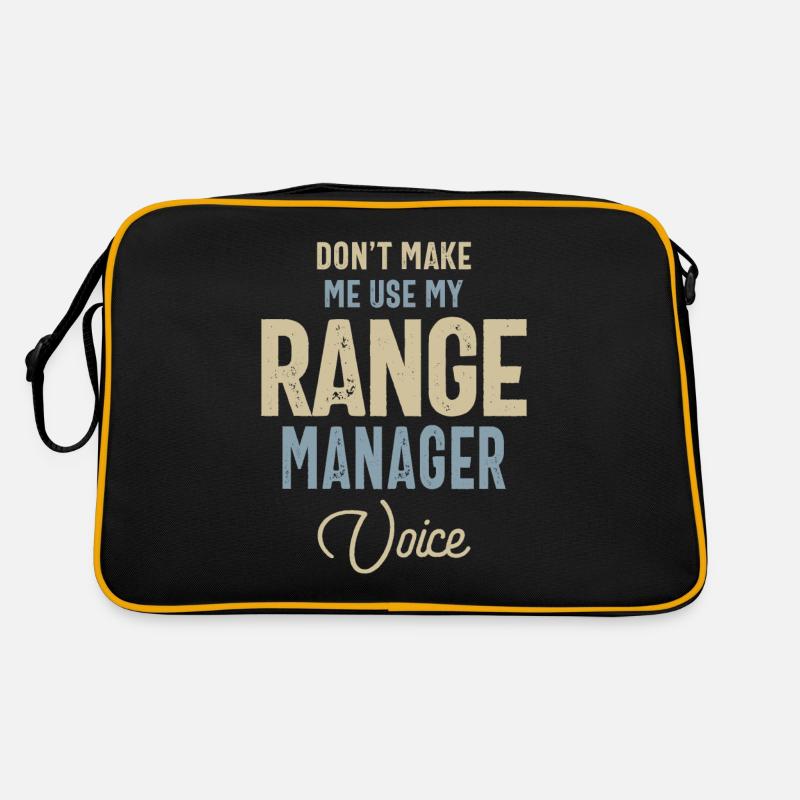 Range Manager Job Beruf Geburtstagsarbeiter Retro Tasche