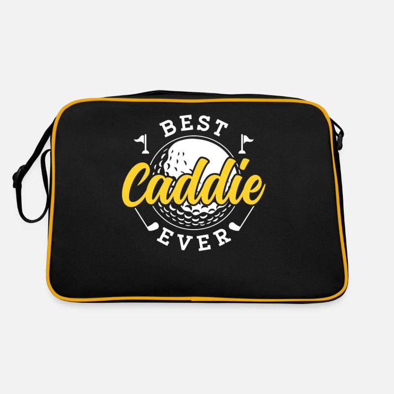 Best Golf Caddy Ever Golfing Golfer Retro Bag