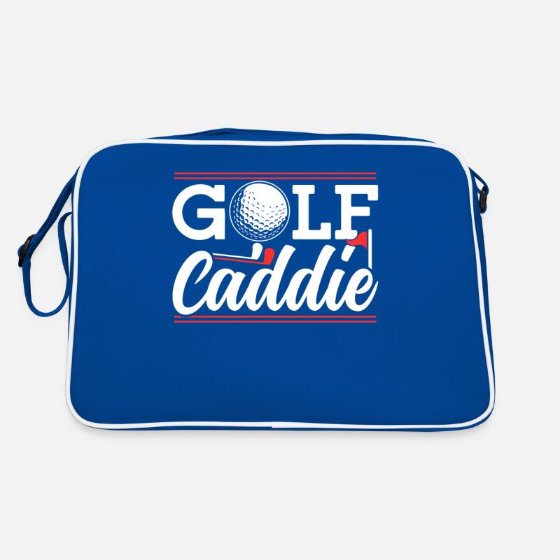 Golf Caddie Golfer Golfen Beruf Retro Tasche