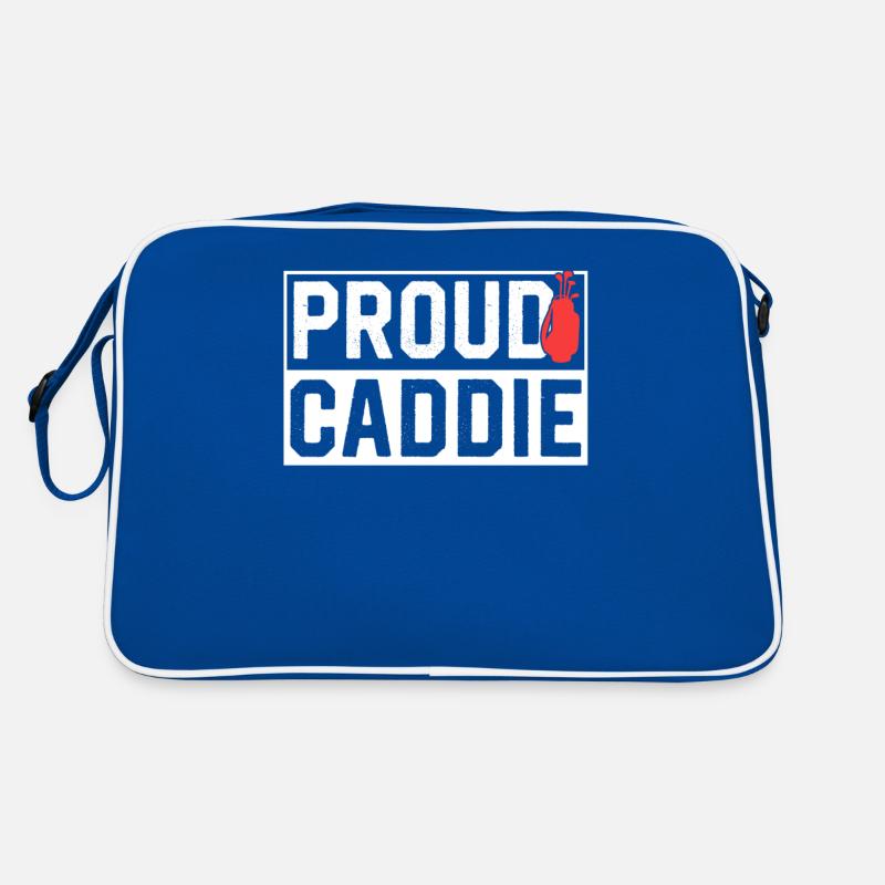 Stolzer Caddie Beruf Golfen Golf Golfer Retro Tasche