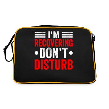 Je s’il vous plaît ne pas déranger la récupération - Sac Retro - noir/or - Dos