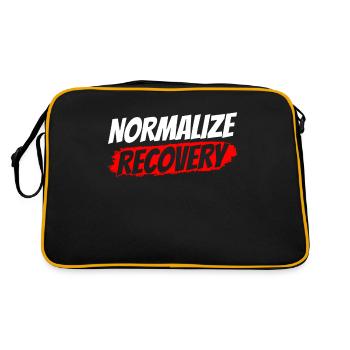 Restaurer la récupération Normaliser la récupération - Sac Retro - noir/or - Dos