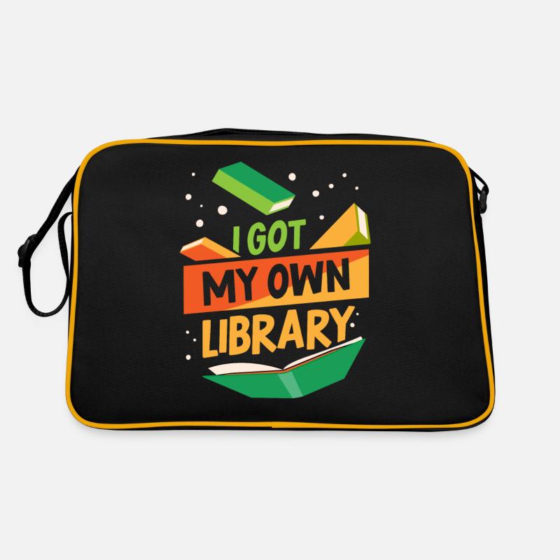 Ich Habe Meine Eigene Bibliothek Bibliothekar Retro Tasche