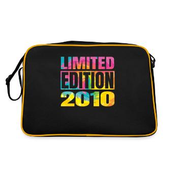 Limited Edition 2010 Graffiti - Retro Tasche - Schwarz/Gold - Hinten