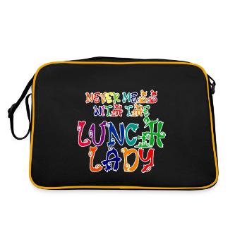 Ne jouez jamais avec The Lunch Lady 2 - Sac Retro - noir/or - Dos