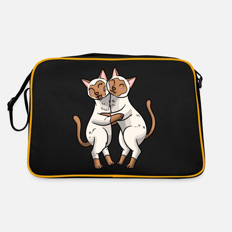 Siamese cat cat lover Retro Bag