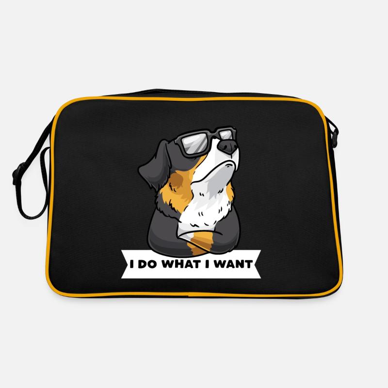 Stur Berner Sennenhund Hund Bouvier Bernois Retro Tasche