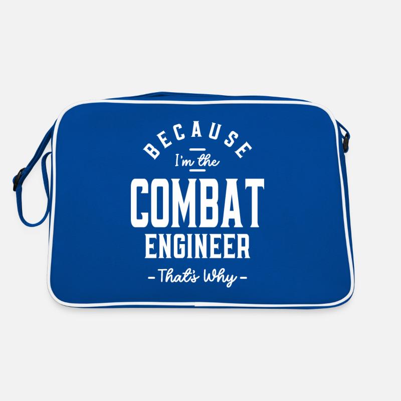 Combat Engineer Job Title Profession Retro Bag