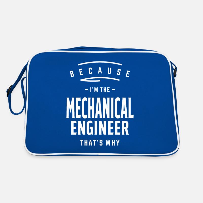 Mechanical Engineer Job Title Profession Retro Bag