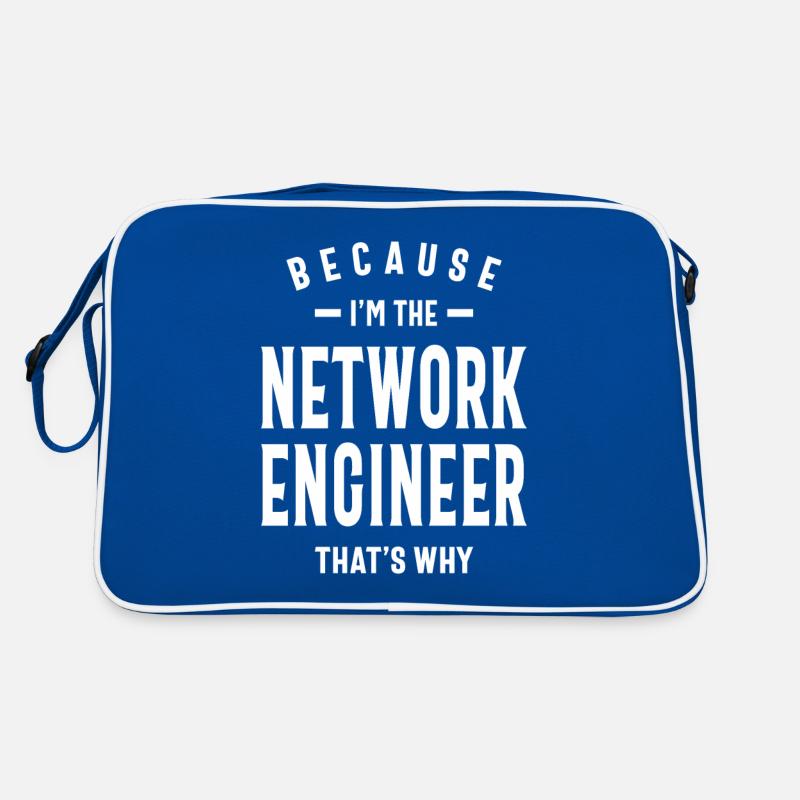 Network Engineer Job Title Profession Retro Bag